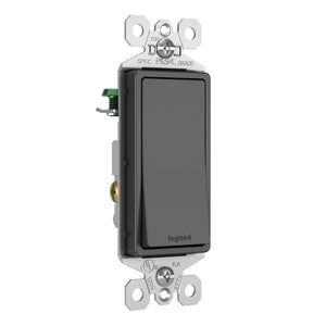 Legrand - TM870GCC10 - 15A Single-Pole Switch - radiant - Graphite