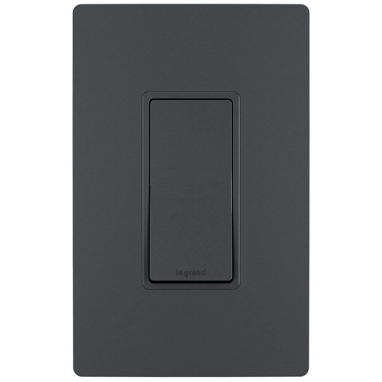 Legrand - TM870GCC10 - 15A Single-Pole Switch - radiant - Graphite