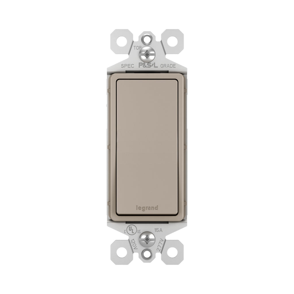 Legrand - TM870NICC10 - 15A Single-Pole Switch - radiant - Nickel