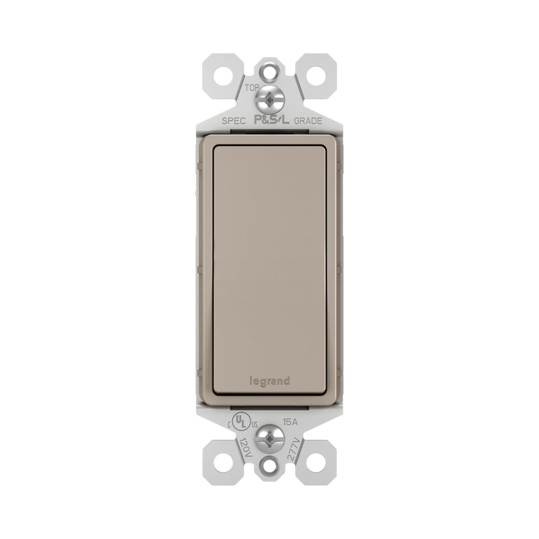 Legrand - TM870NICC10 - 15A Single-Pole Switch - radiant - Nickel