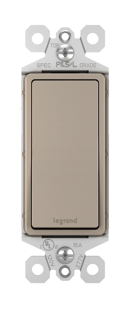 Legrand - TM870NICC10 - 15A Single-Pole Switch - radiant - Nickel