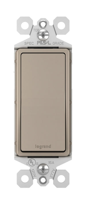 Legrand - TM870NICC10 - 15A Single-Pole Switch - radiant - Nickel