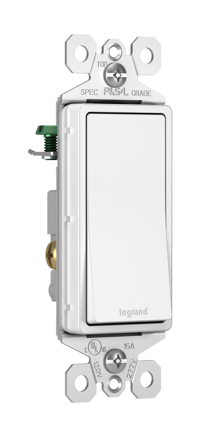 Legrand - TM870W - 15A Single-Pole Switch - radiant - White