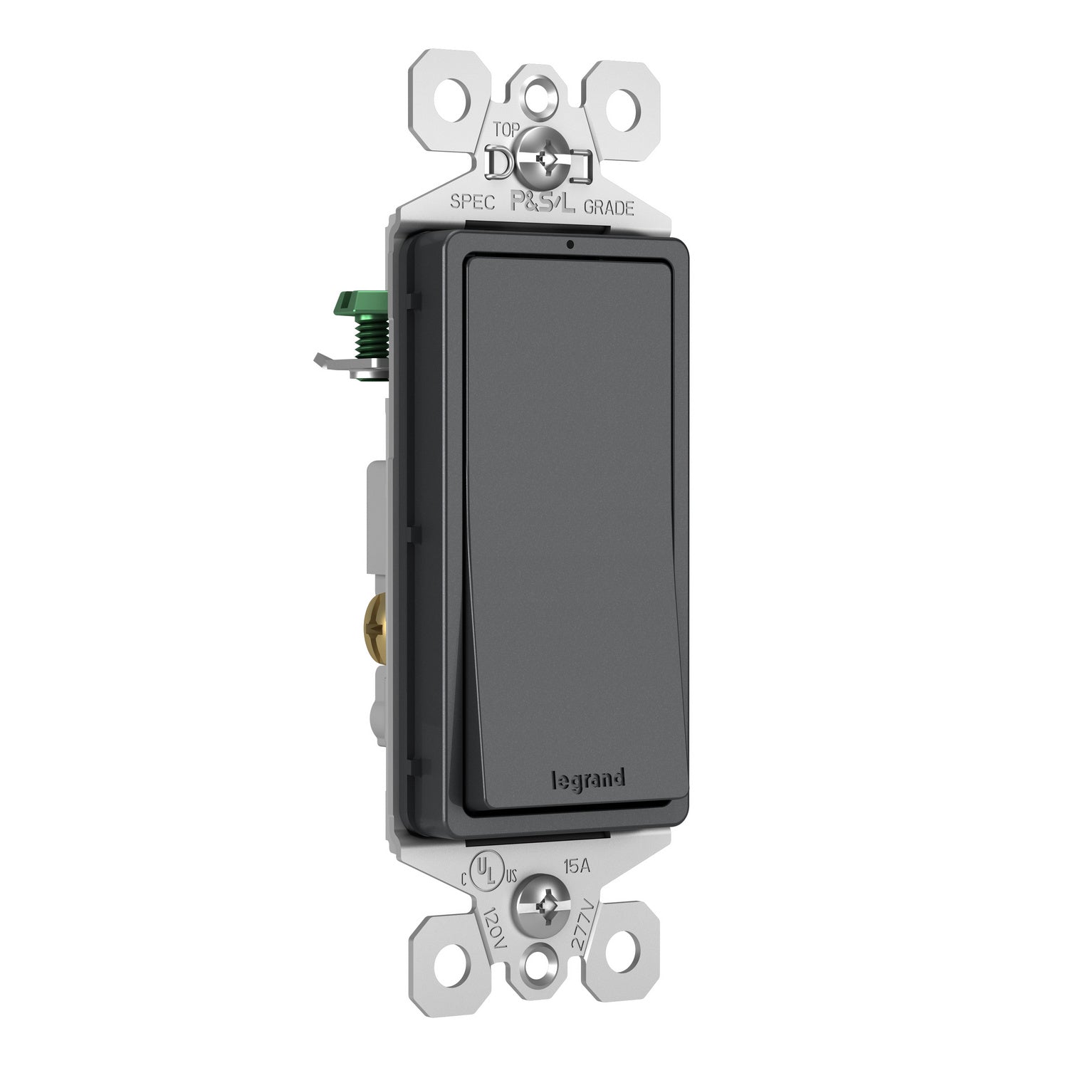 Legrand - TM873GCC10 - 15A 3-Way Switch - radiant - Graphite