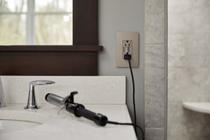 Legrand - 1597TRNICC4 - Tamper-Resistant 15A Duplex Self-Test GFCI Receptacles with SafeLock Protection - radiant - Nickel