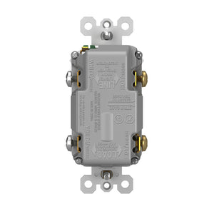Legrand - 1597TRUSBAAW - Tamper-Resistant 15A Duplex Self-Test GFCI Receptacles with SafeLock Protection, USB Type A/A - radiant - White