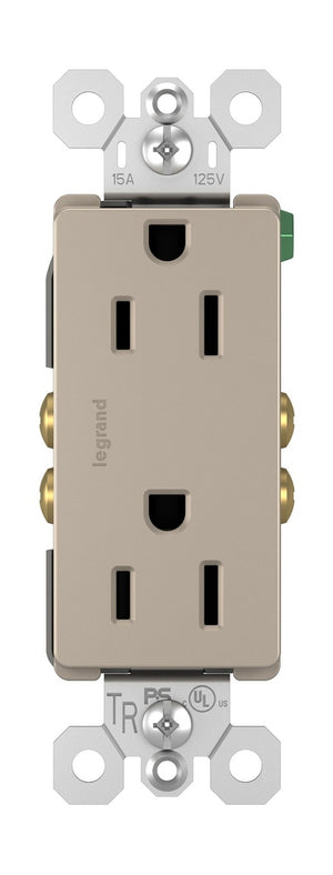 Legrand - 885TRNICC12 - Tamper-Resistant Outlet - radiant - Nickel
