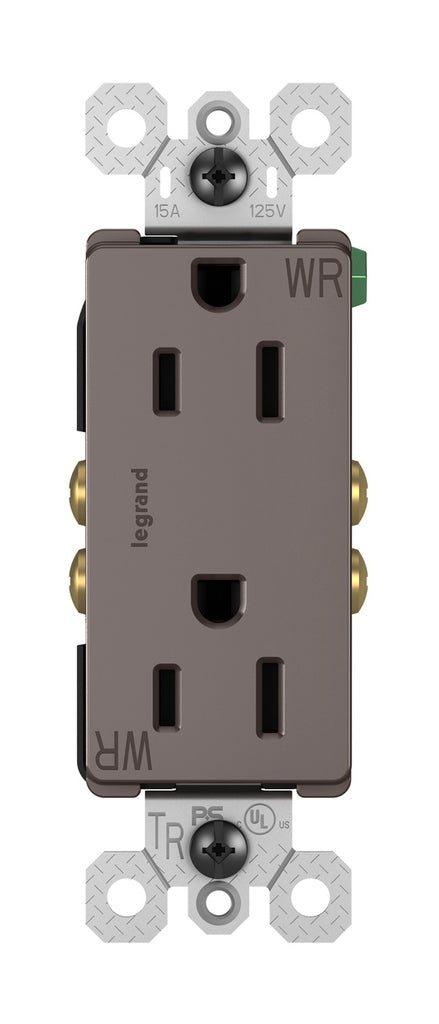 Legrand - 885TRWR - Outdoor Outlet - radiant - Brown