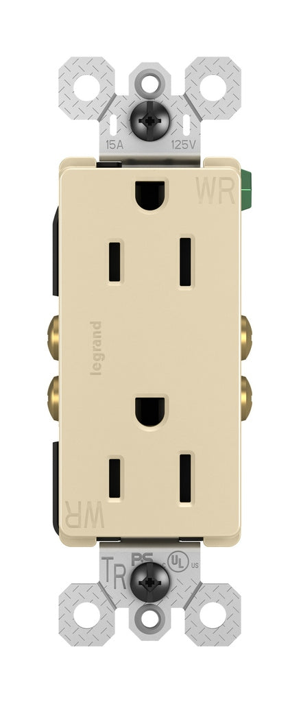 Legrand - 885TRWRI - Outdoor Outlet - radiant - Ivory