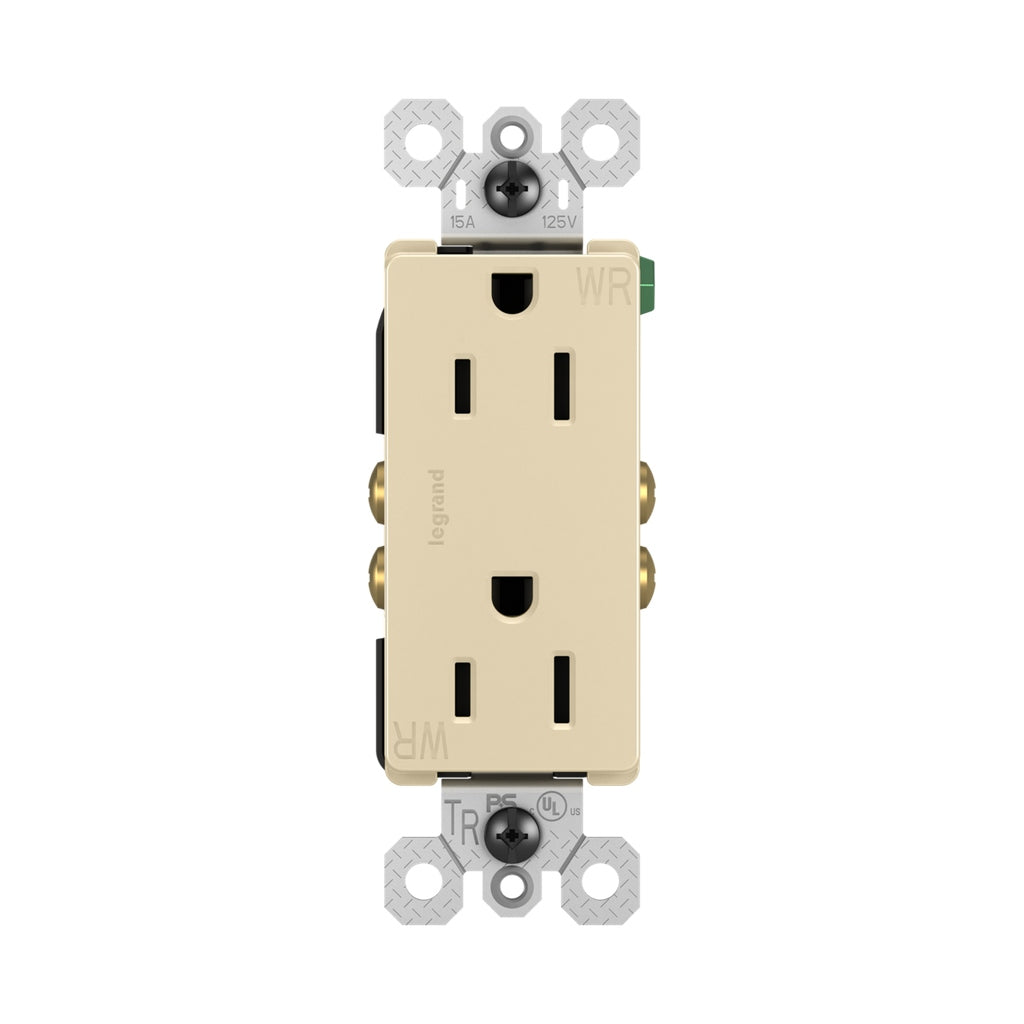 Legrand - 885TRWRI - Outdoor Outlet - radiant - Ivory