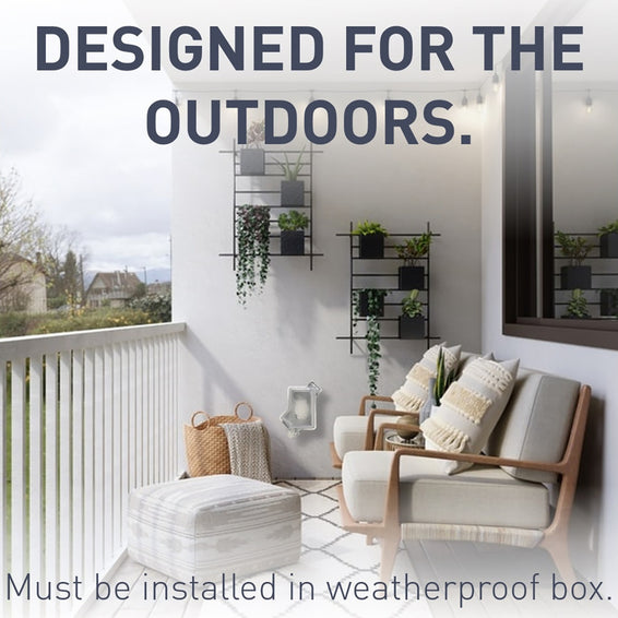 Legrand - 885TRWRI - Outdoor Outlet - radiant - Ivory