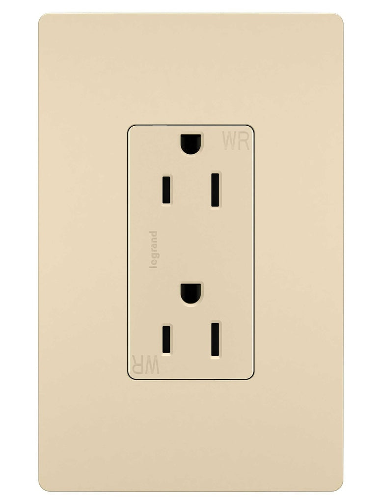 Legrand - 885TRWRI - Outdoor Outlet - radiant - Ivory