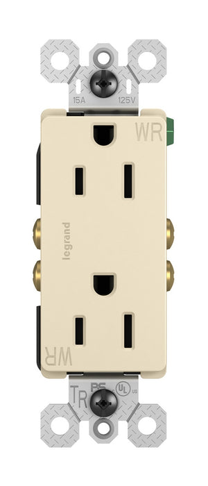 Legrand - 885TRWRLA - Outdoor Outlet - radiant - Light Almond