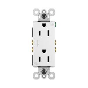 Legrand - 885TRWRW - Outdoor Outlet - radiant - White
