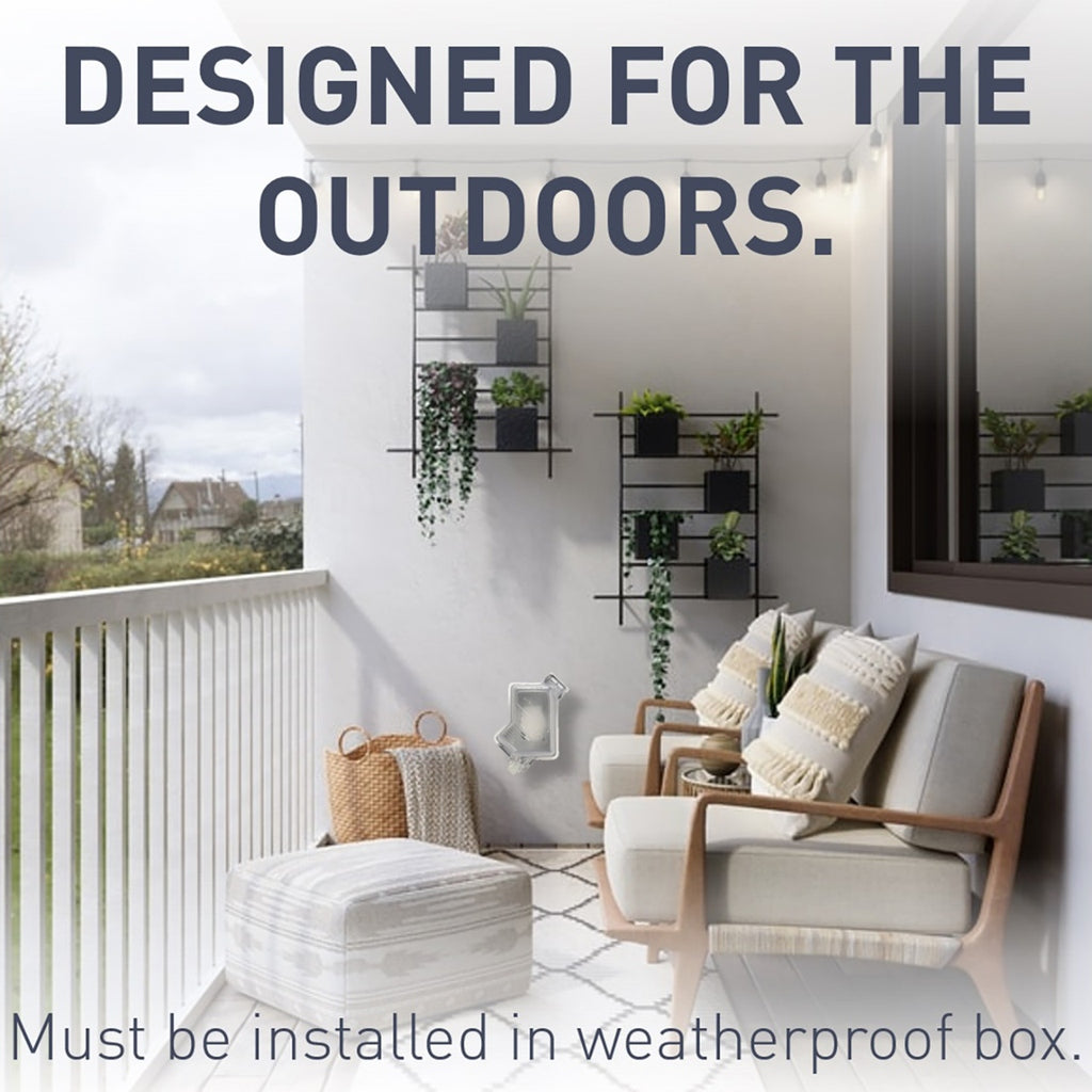 Legrand - 885TRWRW - Outdoor Outlet - radiant - White
