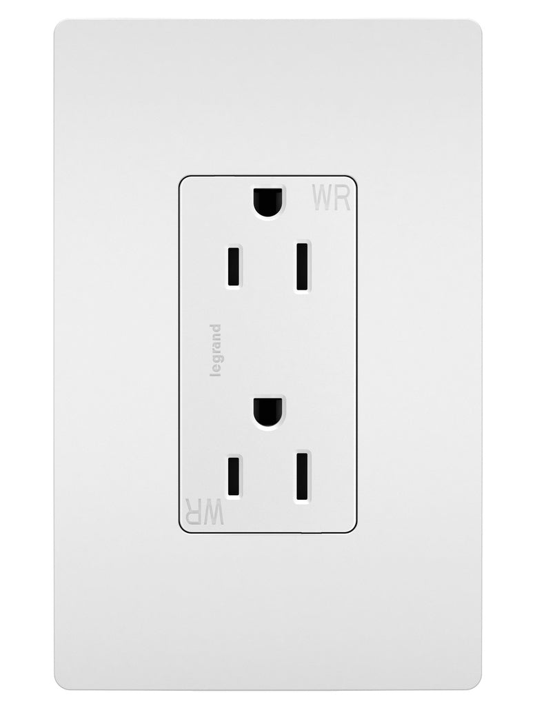 Legrand - 885TRWRW - Outdoor Outlet - radiant - White