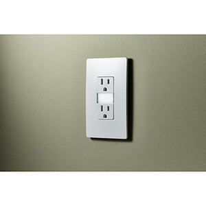 Legrand - NTL885TRW - 15A Tamper-Resistant Outlet with Night Light - radiant - White