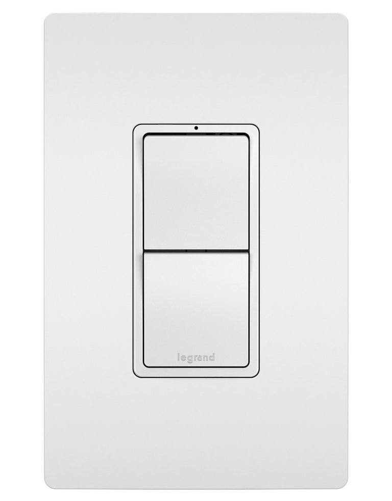 Legrand - RCD33W - Two Single Pole/3-Way Switches - radiant - White