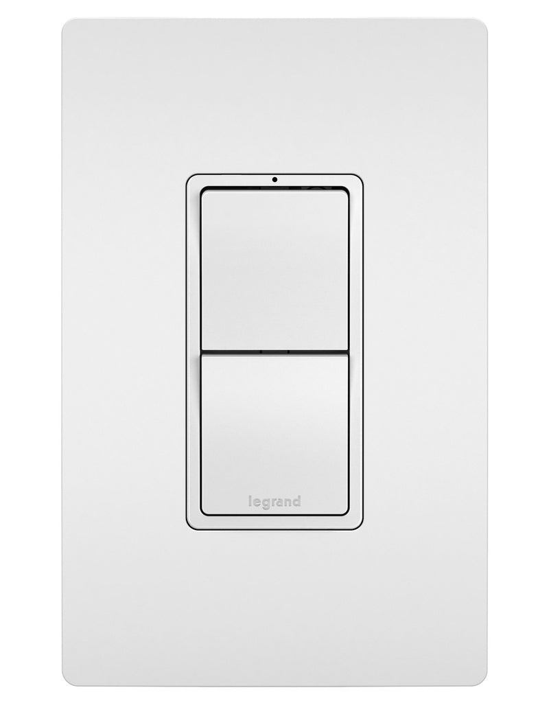 Legrand - RCD33W - Two Single Pole/3-Way Switches - radiant - White