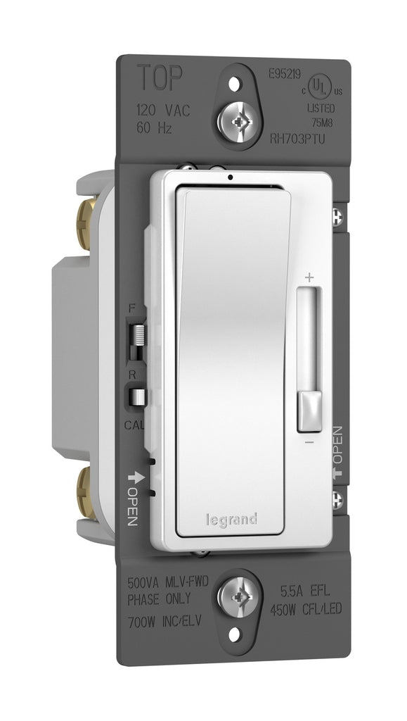 Legrand - RH703PTUW - Tru-Universal Single Pole/3-Way Dimmer - radiant - White