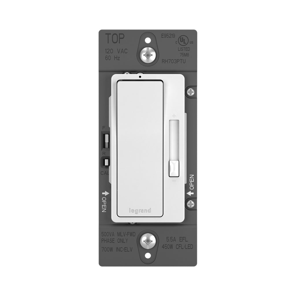Legrand - RH703PTUW - Tru-Universal Single Pole/3-Way Dimmer - radiant - White