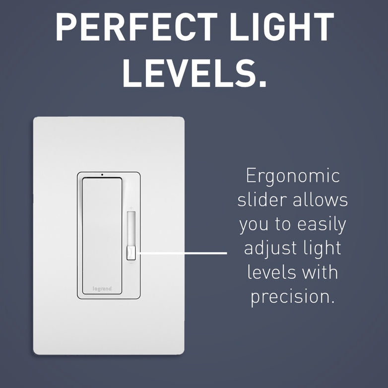 Legrand - RH703PTUW - Tru-Universal Single Pole/3-Way Dimmer - radiant - White