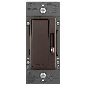 Legrand - RHDH163PBCCCV4 - Fan Speed Control Switch and De-Hummer, Single-Pole/3-Way - radiant - Bi-Color