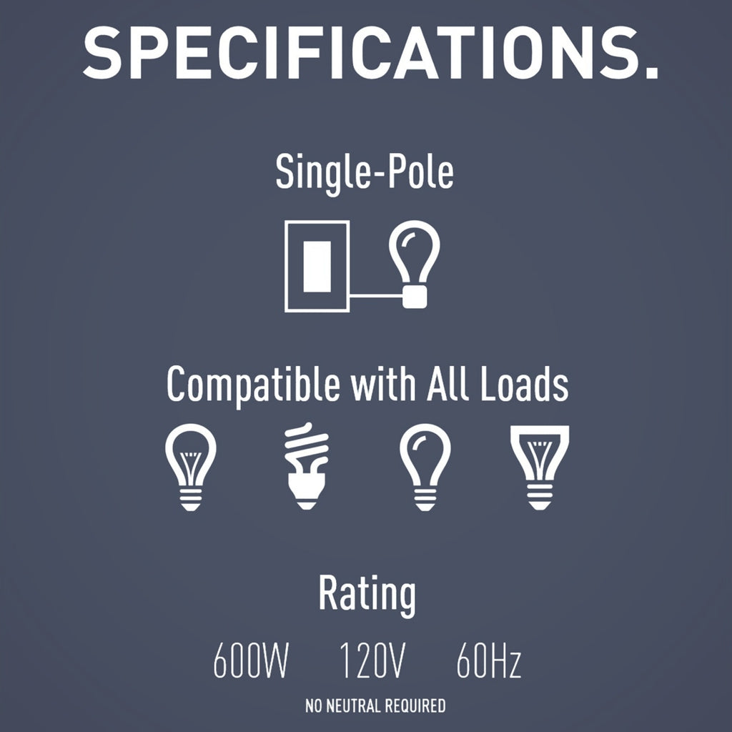 Legrand - RRW600UBCCCV4 - Single Pole 3-Way Occupancy Sensor - radiant - Dark Bronze
