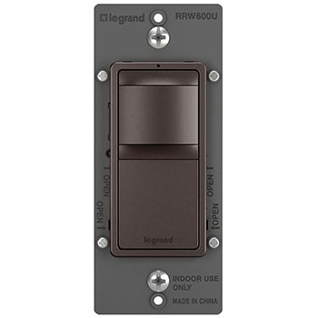 Legrand - RRW600UBCCCV4 - Single Pole 3-Way Occupancy Sensor - radiant - Dark Bronze