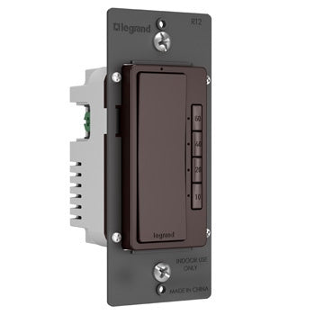 Legrand - RT2DBCCV4 - 4-Button Digital Timer - radiant - Dark Bronze