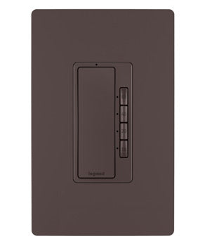 Legrand - RT2DBCCV4 - 4-Button Digital Timer - radiant - Dark Bronze
