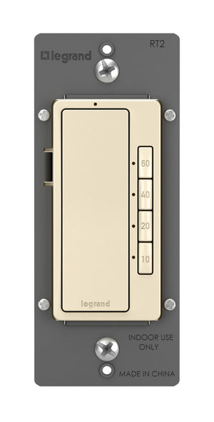 Legrand - RT2LA - 4-Button Digital Timer - radiant - Light Almond