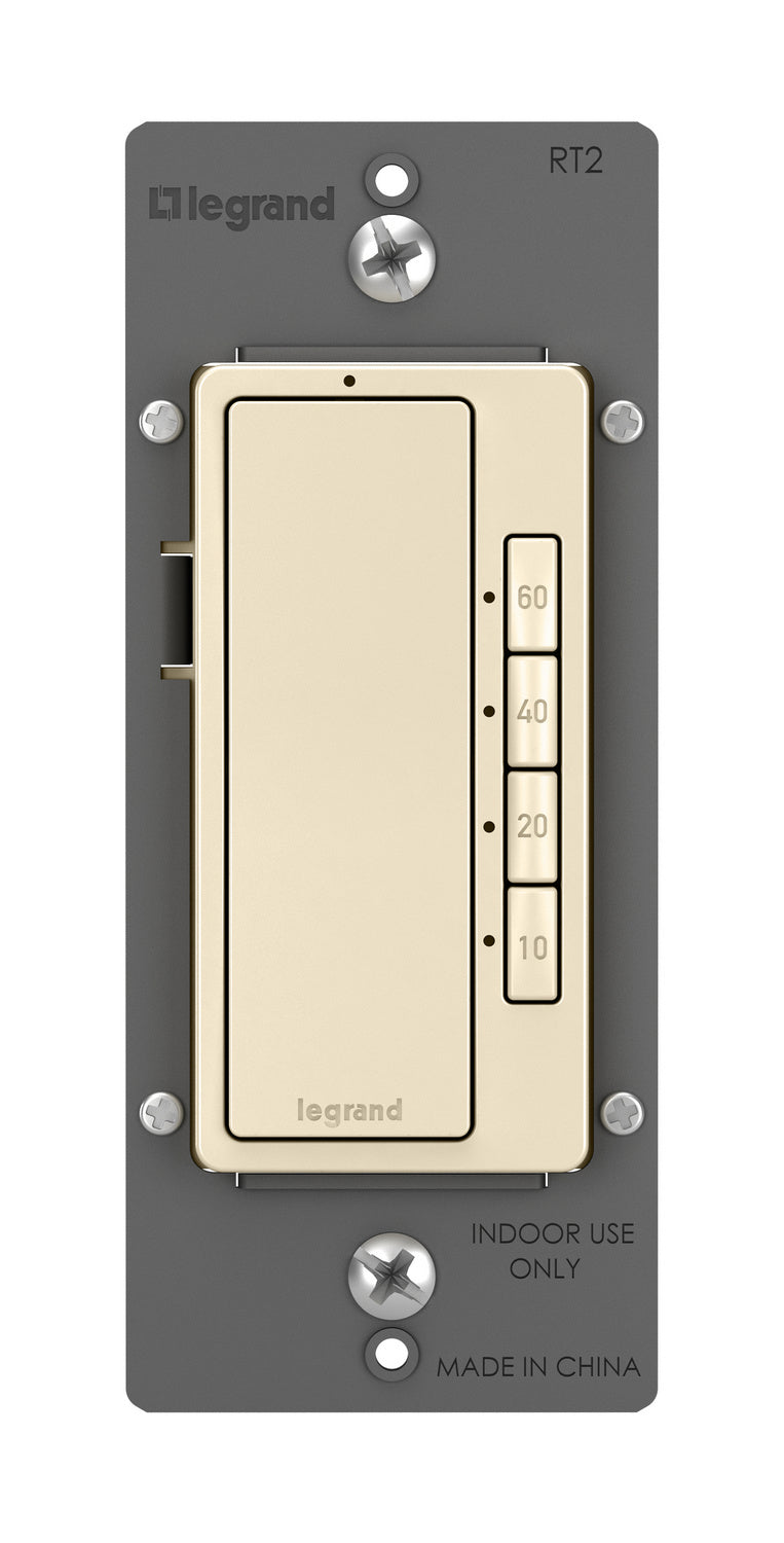 Legrand - RT2LA - 4-Button Digital Timer - radiant - Light Almond