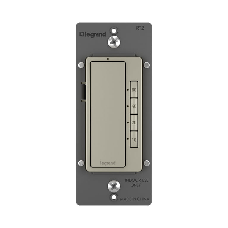 Legrand - RT2NICCV4 - 4-Button Digital Timer - radiant - Nickel