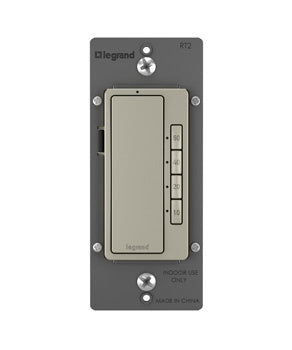Legrand - RT2NICCV4 - 4-Button Digital Timer - radiant - Nickel