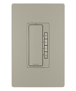 Legrand - RT2NICCV4 - 4-Button Digital Timer - radiant - Nickel