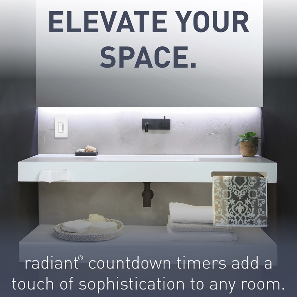 Legrand - RT2W - 4-Button Digital Timer - radiant - White