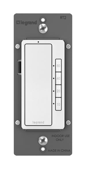 Legrand - RT2W - 4-Button Digital Timer - radiant - White