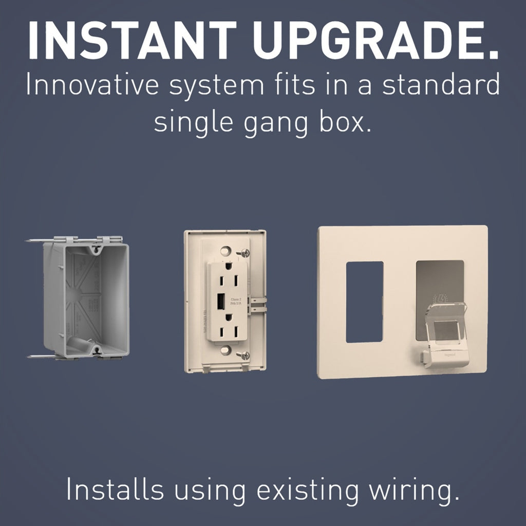 Legrand - RWC826USBICCV2 - Wireless Charger - radiant - Ivory
