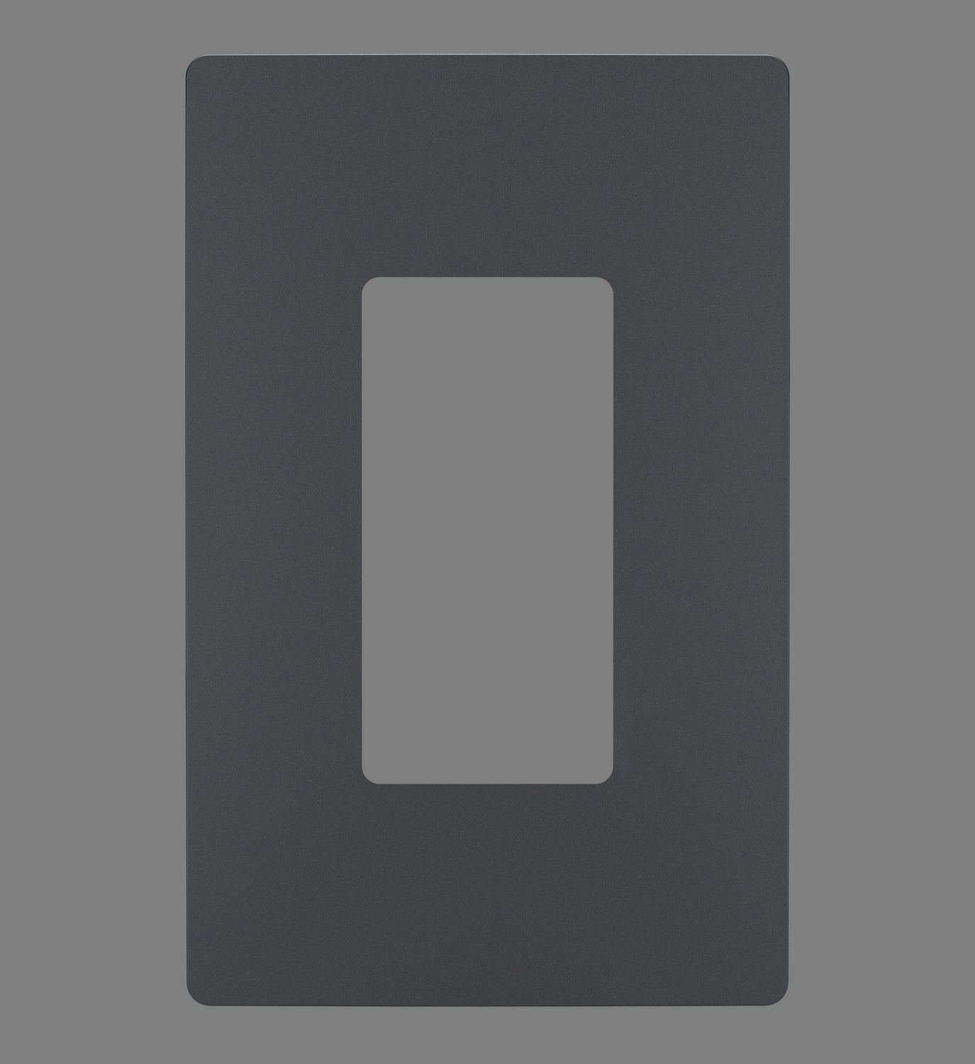 Legrand - RWP26GCC6 - One-Gang Screwless Wall Plate - radiant - Graphite