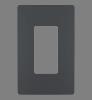 Legrand - RWP26GCC6 - One-Gang Screwless Wall Plate - radiant - Graphite