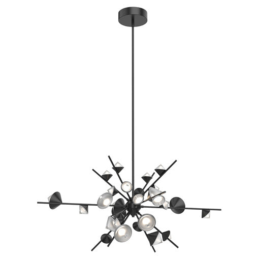 Kuzco Lighting - CH50848-BK - LED Chandelier - Geode - Black