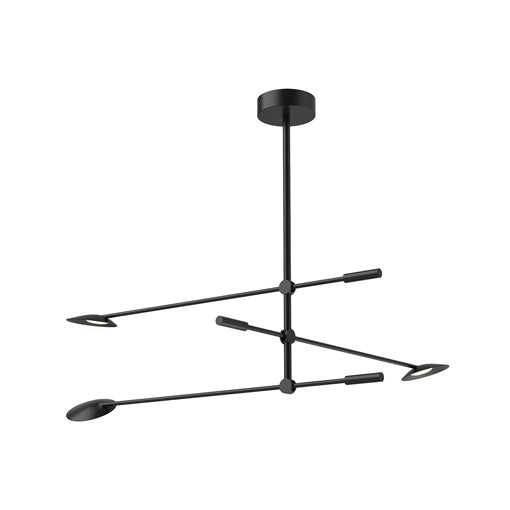 Kuzco Lighting - CH90132-BK - LED Chandelier - Rotaire - Black