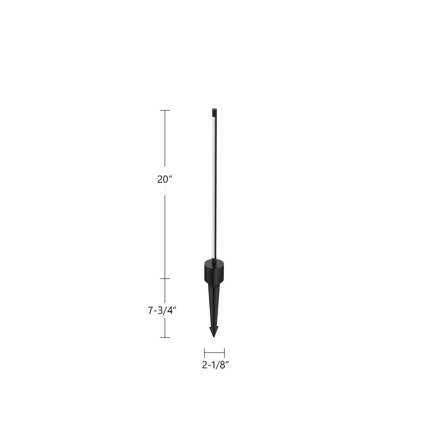 Kuzco Lighting - EG26718-BK - LED Garden Light - Dorian - Black