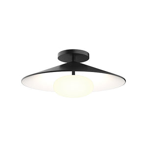 Kuzco Lighting - FM22815-BK/WH - LED Flush Mount - Cruz - Metal - Black/White