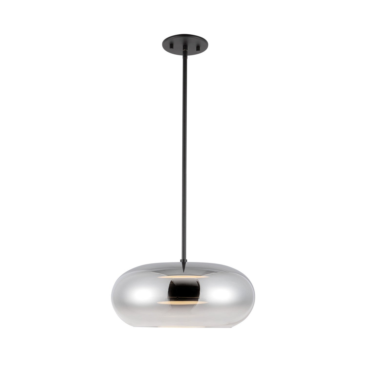 Kuzco Lighting - PD62014-BK/CH - LED Pendant - Trinity - Black/Chrome