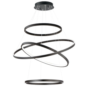 ET2 - E22729-BK - LED Pendant - Groove WiZ - Black