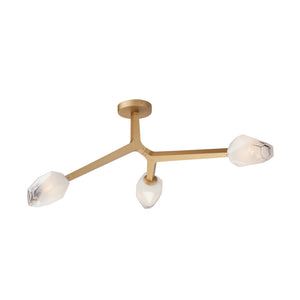 ET2 - E32790-93NAB - LED Flush Mount - Blossom - Natural Aged Brass