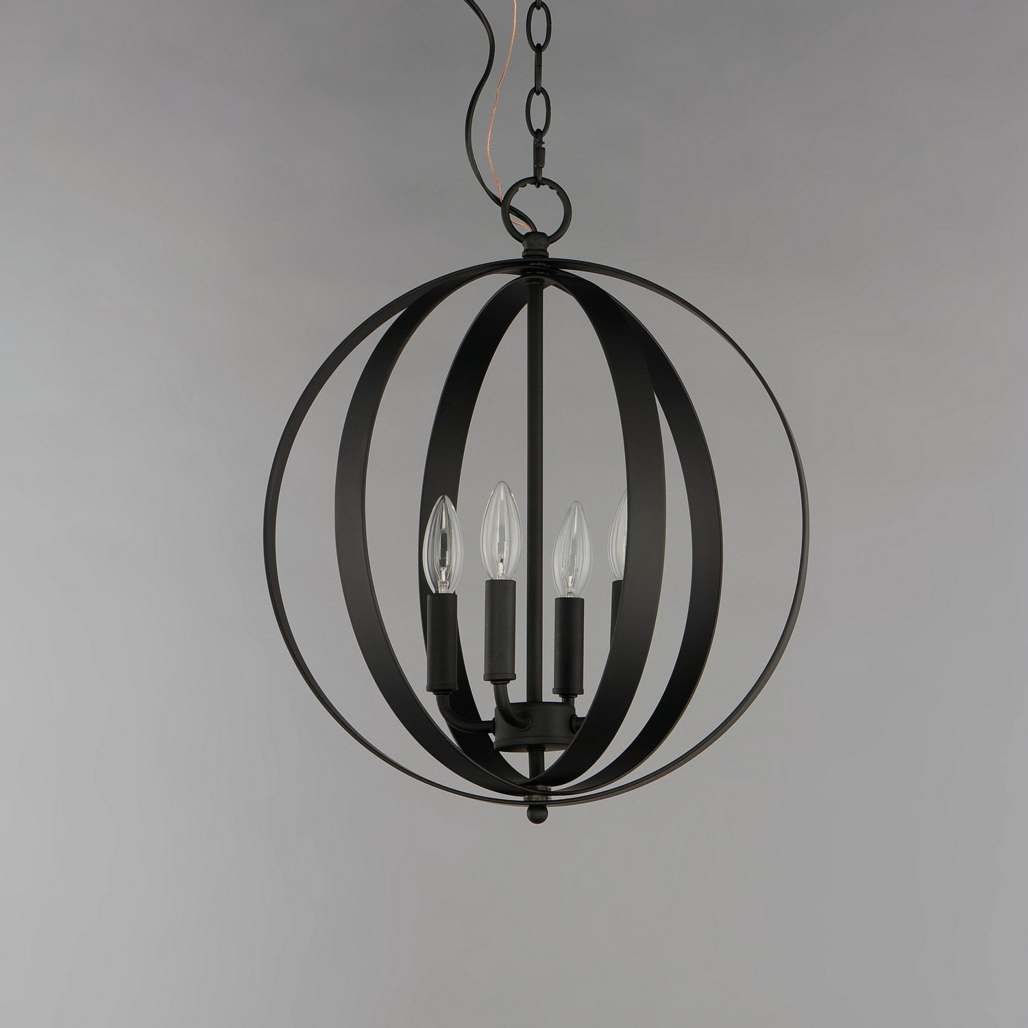 Maxim - 10031BK - Four Light Chandelier - Provident - Black