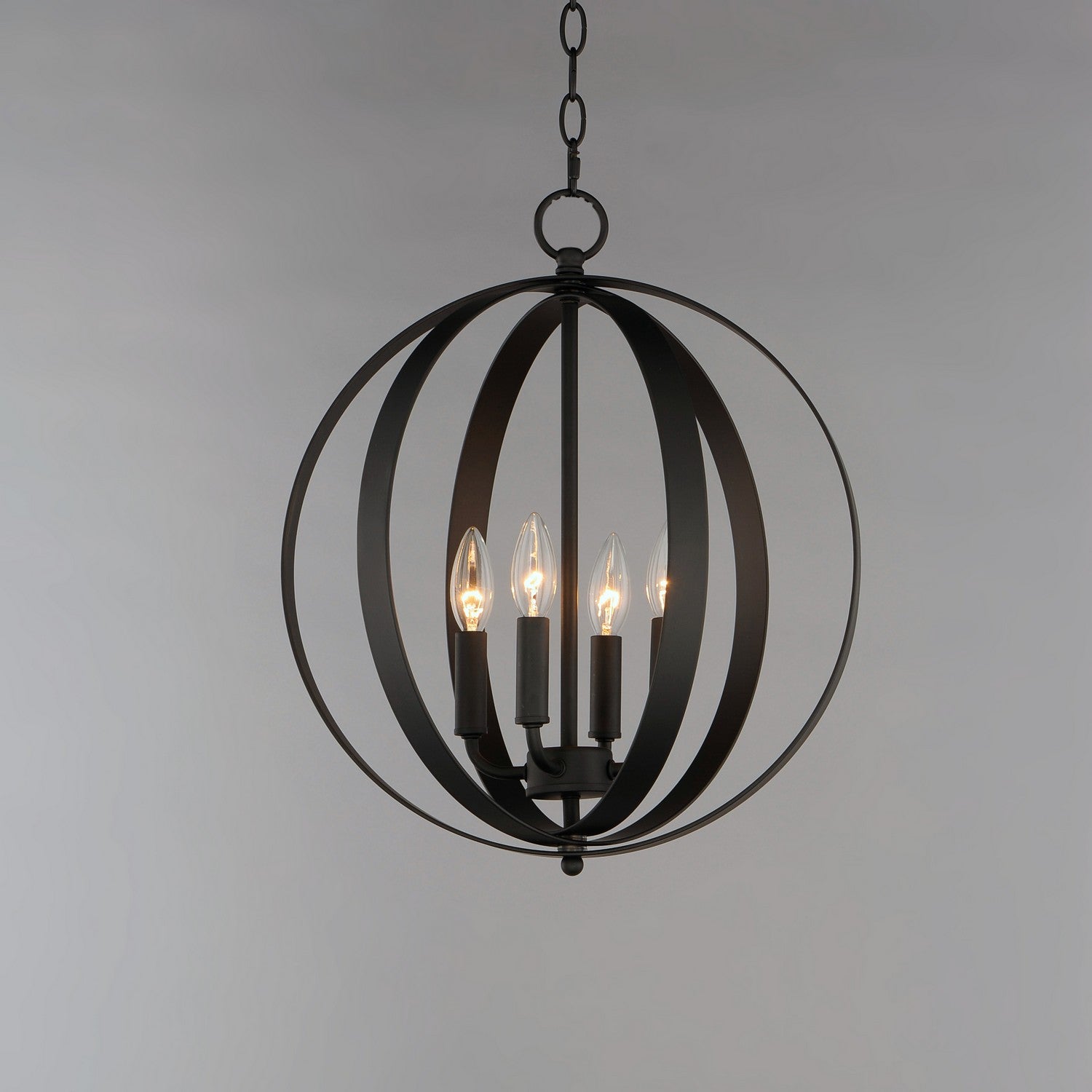 Maxim - 10031BK - Four Light Chandelier - Provident - Black